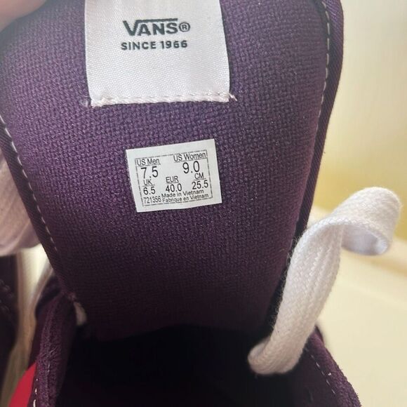 Vans Knu Stacked platform sneakers in purple and pink Nwt Size 9 - Picture 5 of 9